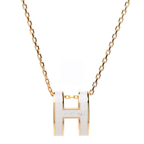 hermes necklace pop h